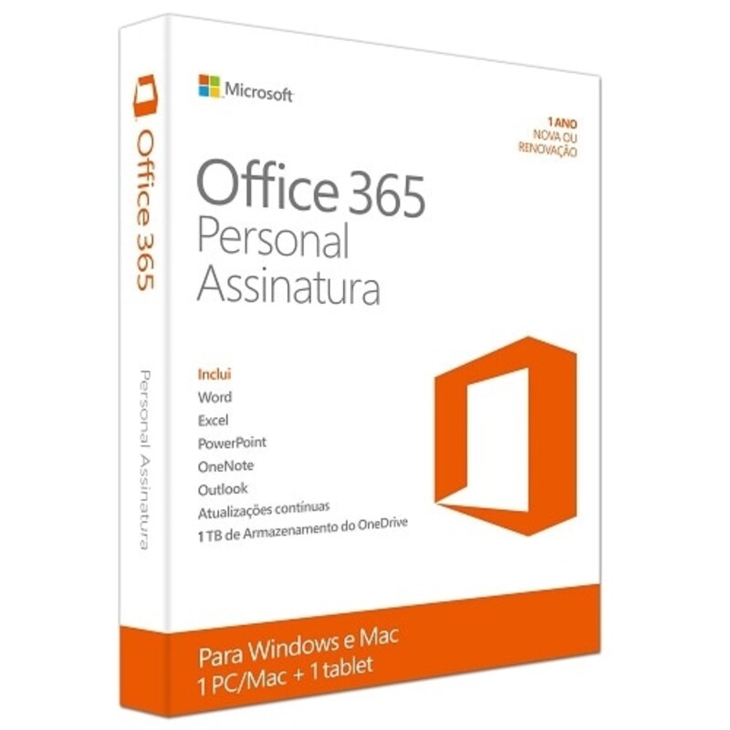 MICROSOFT OFFICE 365 PERSONAL 32/64 BITS